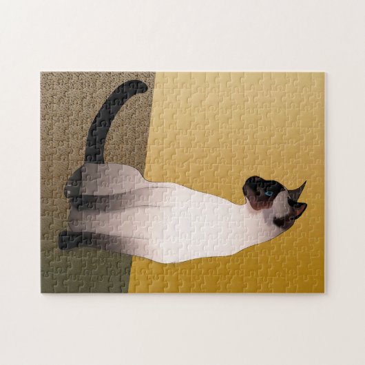 Seal Point Siamese Cat Legpuzzel (Horizontaal)