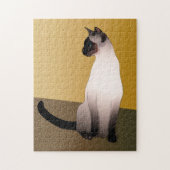 Seal Point Siamese Cat Legpuzzel (Verticaal)