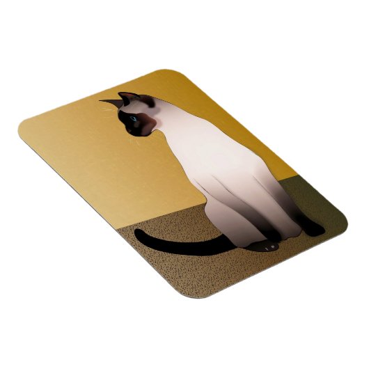 Seal Point Siamese Cat Magneet (Rechterzijde)