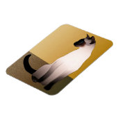 Seal Point Siamese Cat Magneet (Linkerzijde)