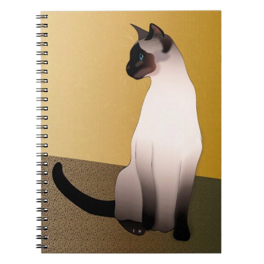 Seal Point Siamese Cat Notitieboek (Voorkant)