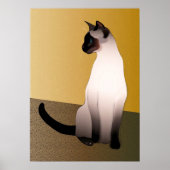 Seal Point Siamese Cat Poster (Voorkant)