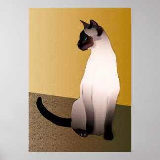 Seal Point Siamese Cat Poster