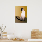 Seal Point Siamese Cat Poster (Keuken)