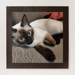 Seal Point Siamese Digital Portret Legpuzzel
