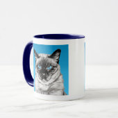 Seal Point Siamese Mok (Voorkant links)