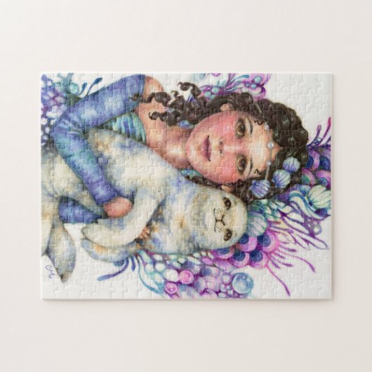 Seal Princess Fantasy Puzzle Legpuzzel (Horizontaal)