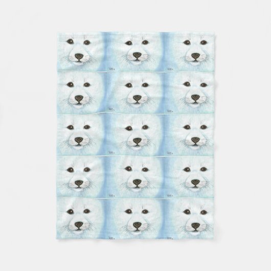 SEAL PUP FLEECE DEKEN (Voorkant)