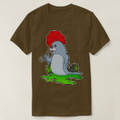 Seal Raining Paraplu 2 T-shirt (Design voorkant)