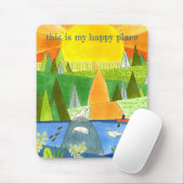 Seal River Kayak Sunrise Happy Place Art Muismat (Met muis)