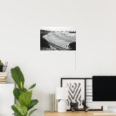 Seal Rock-Duotone Poster (Thuiskantoor)