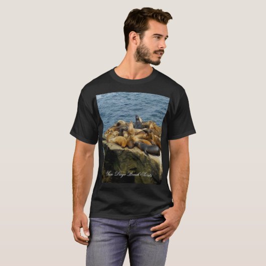 Seal Rock-La Jolla T-shirt (Voorkant volledig)