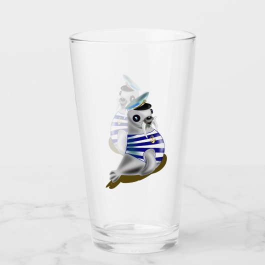 Seal Sailor Glass Glas (Voorkant)