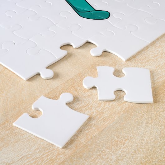 Seal Skier Ski Legpuzzel (Zijkant)