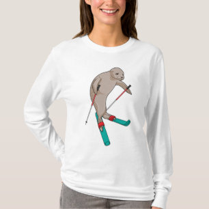 Seal Skier Ski T-shirt