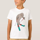 Seal Skier Ski T-shirt (Voorkant)