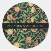 SEAL STICKER : WILLIAM MORRIS (Voorkant)