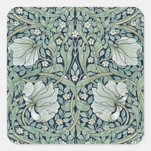 SEAL STICKER : WILLIAM MORRIS : PIMPERNEL (Voorkant)