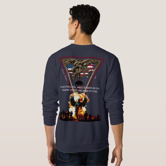 Seal Team 7 sweatshirt (Achterkant volledig)