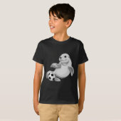 Seal Voetbalspeler Voetbal T-shirt (Voorkant volledig)