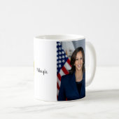 Seal VP Kamala Harris Portrait Coffee Mok (Voorkant rechts)