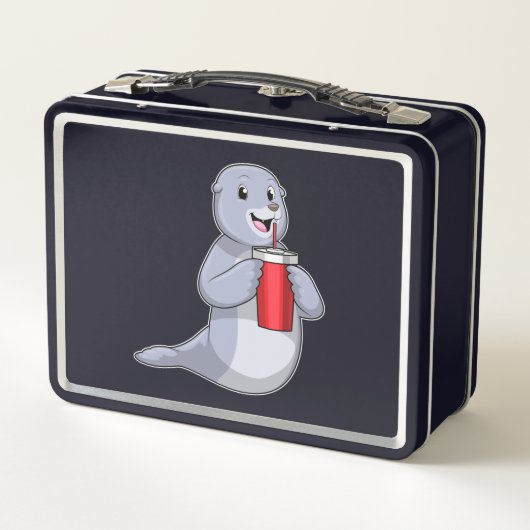 Seal with Drinking cup (Achterkant)