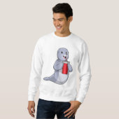 Seal with Drinking cup Trui (Voorkant volledig)