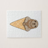 Seal with Ice cream cone Legpuzzel (Horizontaal)