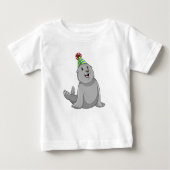 Seal with Party hat Party (Voorkant)