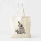 Seal with Party hat Party Tote Bag (Voorkant)