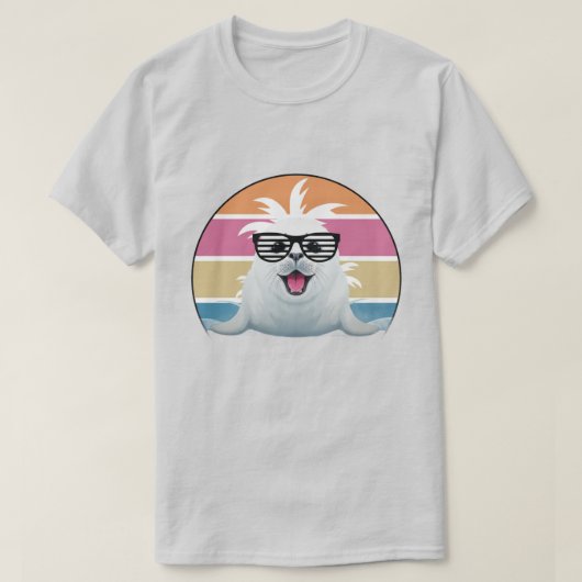Seal Zonnebril Fun T-shirt (Design voorkant)