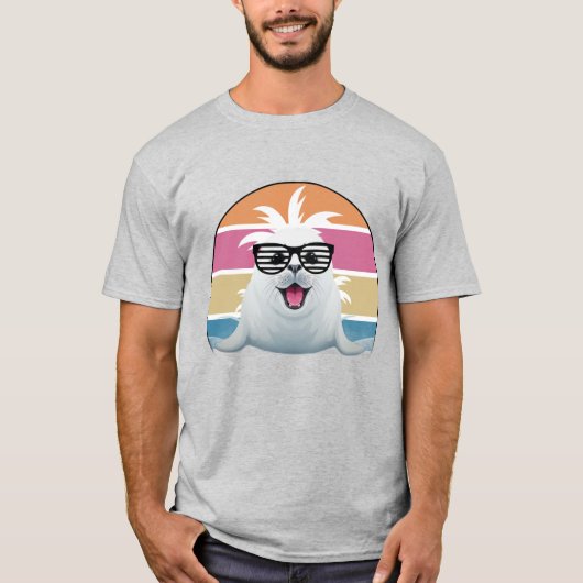 Seal Zonnebril Fun T-shirt (Voorkant)