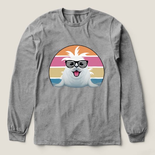 Seal Zonnebril Fun Tri-Blend Shirt (Voorkant)