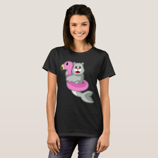 Seal Zwemring Flamingo T-shirt (Voorkant volledig)
