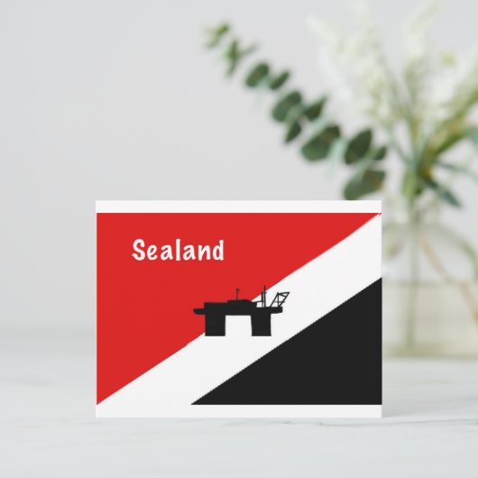 Sealand Briefkaart (Staand voorkant)