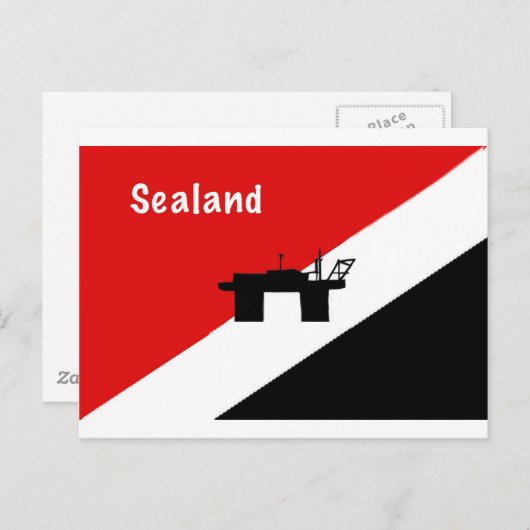 Sealand Briefkaart (Voorkant / Achterkant)