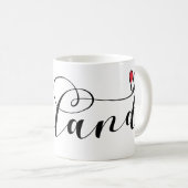 Sealand Flag in Heart, Vorstendom Sealand Koffiemok (Voorkant rechts)