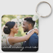 Sealed with a Kiss Black 10th Birthday Anniversary Sleutelhanger (Achterkant)