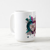 Sealed with a Kiss-Off T-Shirt | Fractured Oath Koffiemok (Voorkant links)