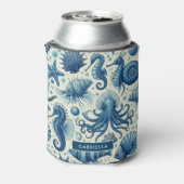  Sealife Animals Pattern Blikjeskoeler (Blikje Achterkant)