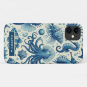  Sealife Animals Pattern Case-Mate iPhone Case (Achterkant (horizontaal))