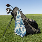 Sealife Animals Pattern Golfhanddoek (Groen)