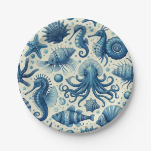  Sealife Animals Pattern Papieren Bordje