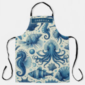 Sealife Animals Pattern Schort (Voorkant)
