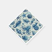 Sealife Animals Pattern Servet (Hoek)