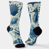 Sealife Animals Pattern Sokken (Gebogen)