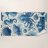  Sealife Animals Pattern Strandlaken (Voorkant)