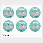 Sealife Aquarium Verjaardag Sticker (Vel)