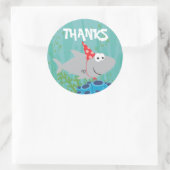 Sealife Aquarium Verjaardag Sticker (Tas)