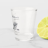 Sealife Bachelorette Weekend Party Favor Custom Shot Glas (Rechts)